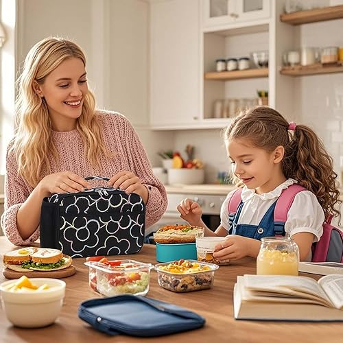 Miniatura 263 de RHCPFOVR Kids Lunch Bag - Insulated Lunch Box for Boys Girls,Washable Lunch Bag and Reusable Toddler Leak-proof Lunchbox for School and Daycare