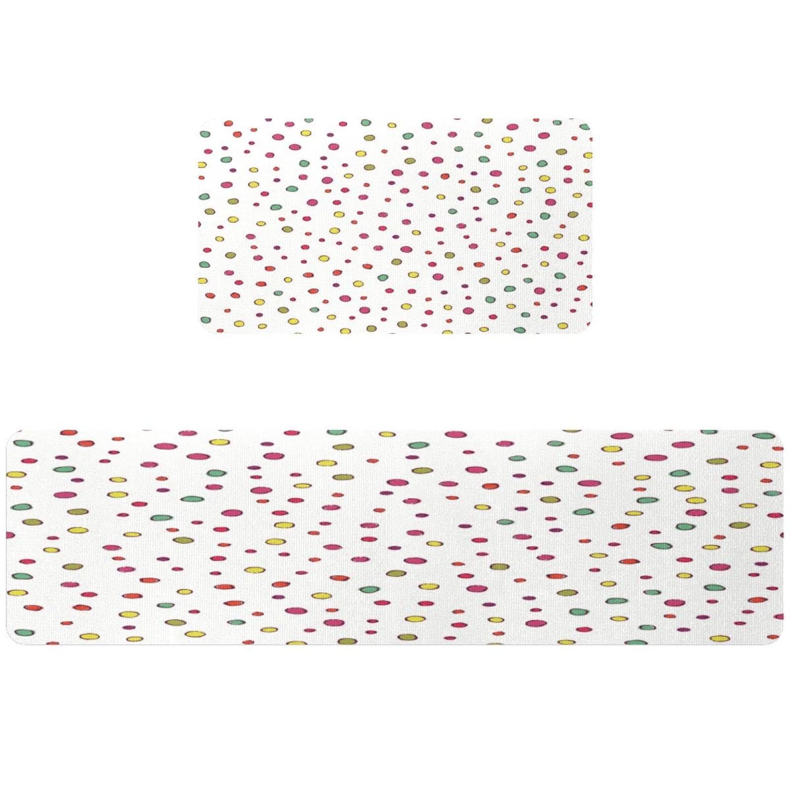 2 tapetes de cocina VAPOKF lavables y antideslizantes para pasillo