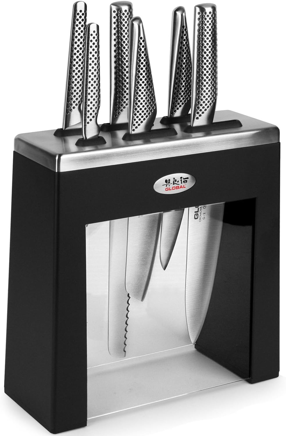 Global 7 Piece Kabuto Knife Block Set