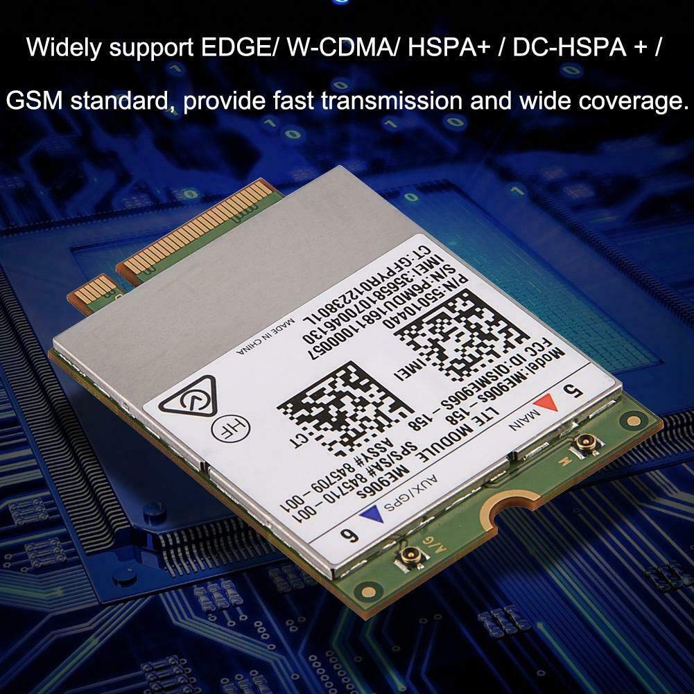 Scheda di Rete Wireless per ME906S-158 LT4132 Adattatore WiFi LTE 4G Modulo M.2 Scheda di Rete per HP Sostituire ME906E