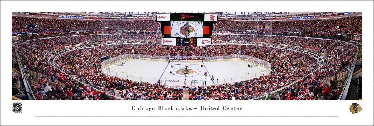Chicago Blackhawks - Panoramic Posters and Framed Pictures by Blakeway Panoramas