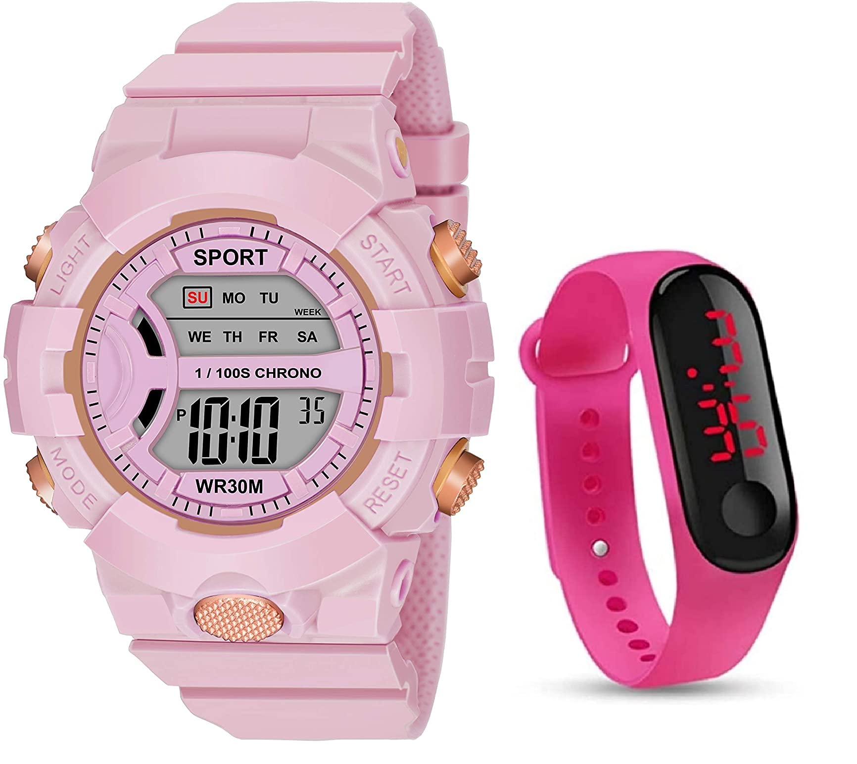 SELLORIA Combo Digital Pink Dial Kids Watch for Boys & Girls (B0943J245Z) Amazon Price History, Amazon Price Tracker