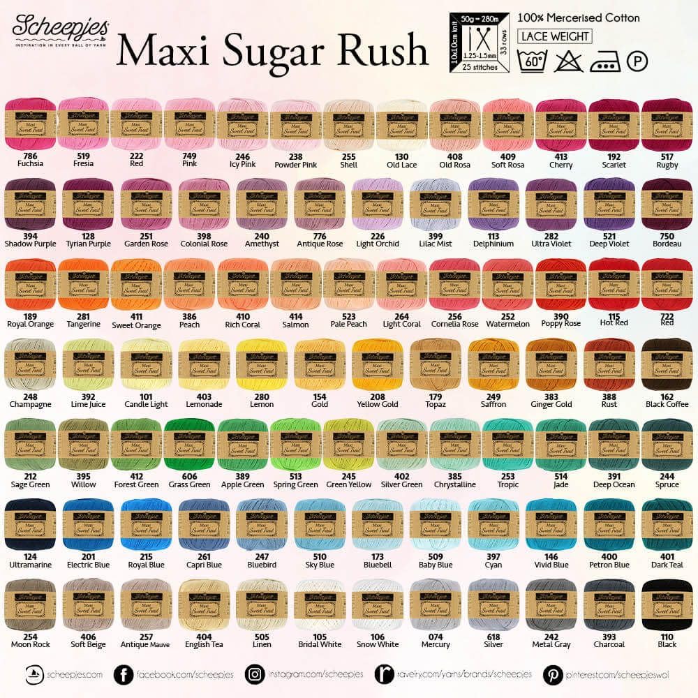 Scheepjes - Scheepjes Maxi Sugar Rush 395 Willow Yarn - 1x50g - Image 3