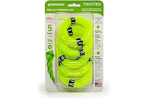 Greenworks Pre-Cut Trimmer Line for Efficient Trimming