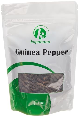 KOPABANA Pimienta de Guinea | Aframomum melegueta | Pimienta Selim | Granos de Selim | 4oz
