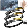 Wave Pro 230° Ultra-Light Motion-Sensing Headlamp – 2025 New LED Rechargeable Headlamp, 230° Wide Beam Head Lamp Motion Sensor LED Headlamp, IPX4 Waterproof for Camping, Running, Hiking 3