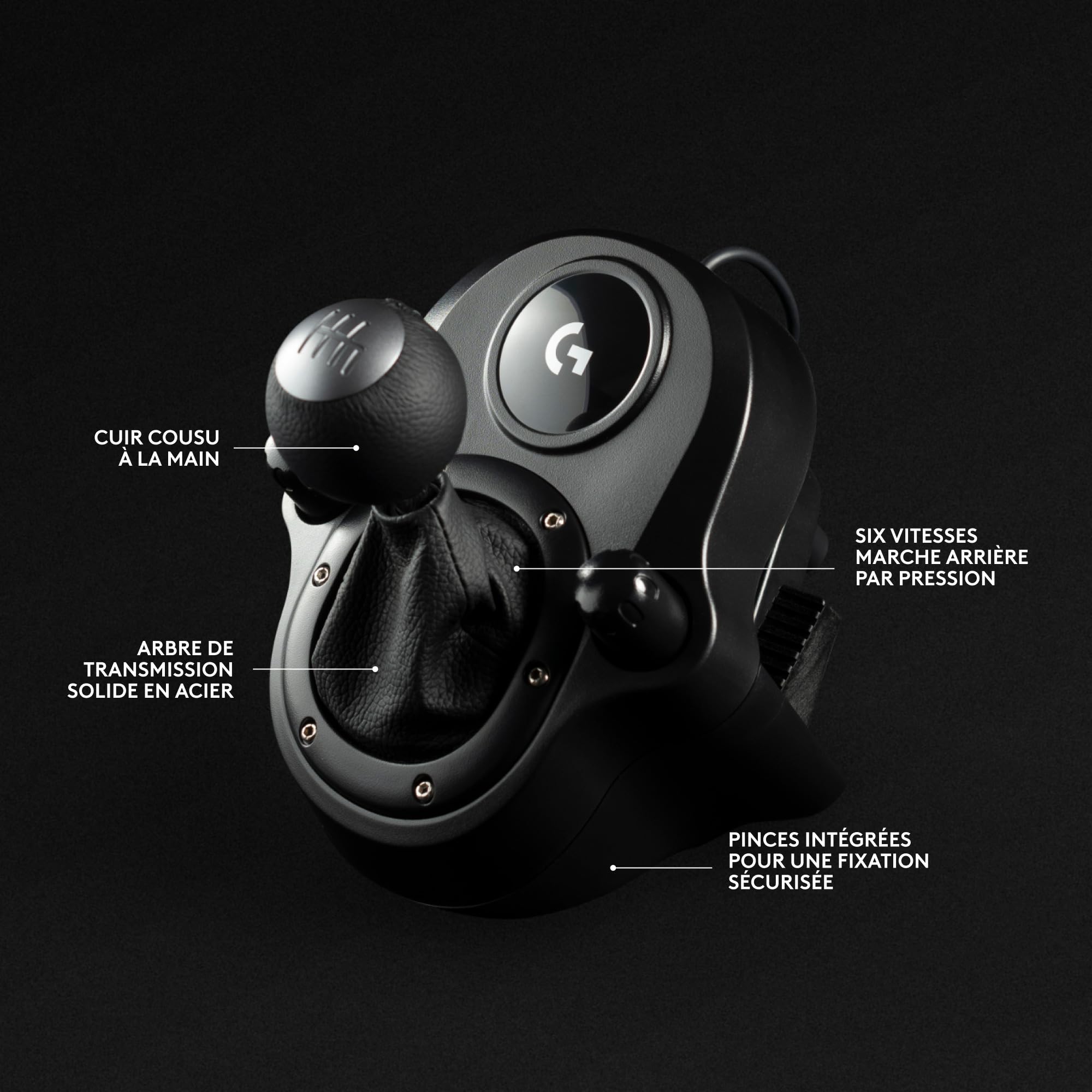 Logitech G G29 SE Driving Force volant de course et pédalier, retour de force, cuir véritable Driving Force levier de vitesse - pour PS5, PS4 et PC, Mac - Noir