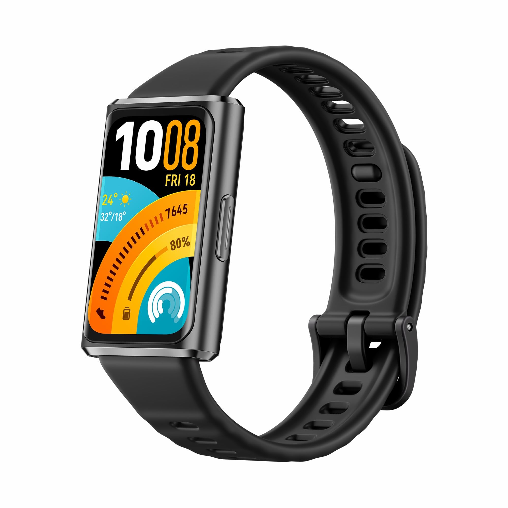 HUAWEI Band 11 Pro Smart Watch, Tracker di Fitness con Precisione GNSS Indipendente, AMOLED da 1.62" ad Alta Luminosità, HRV del Sonno Medio, Tracker di Fitness per il Benessere Emotivo, 5ATM, Nero