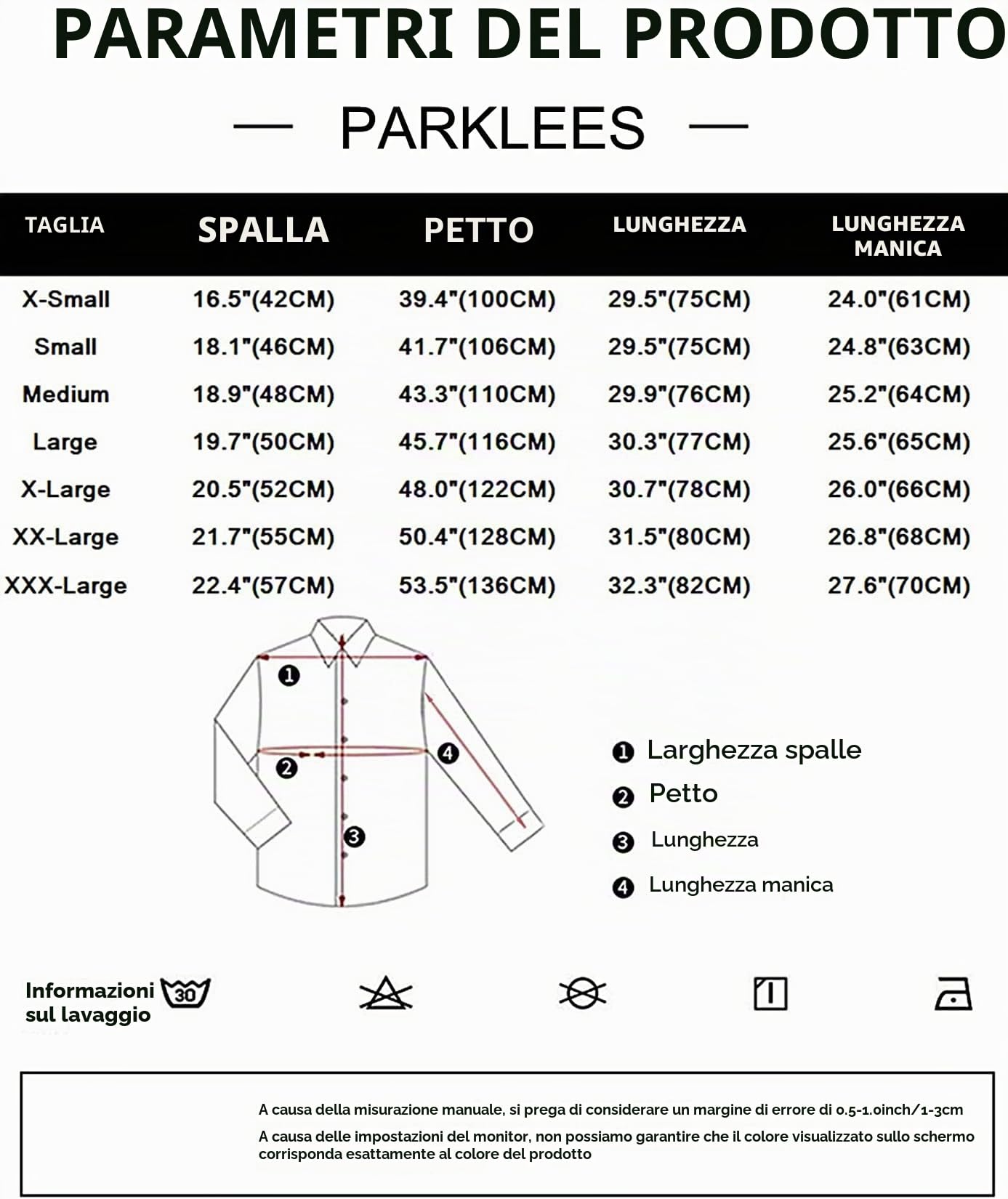 PARKLEES Camicia da uomo retrò tradizionale etnico stampato in lino a maniche lunghe con bottoni