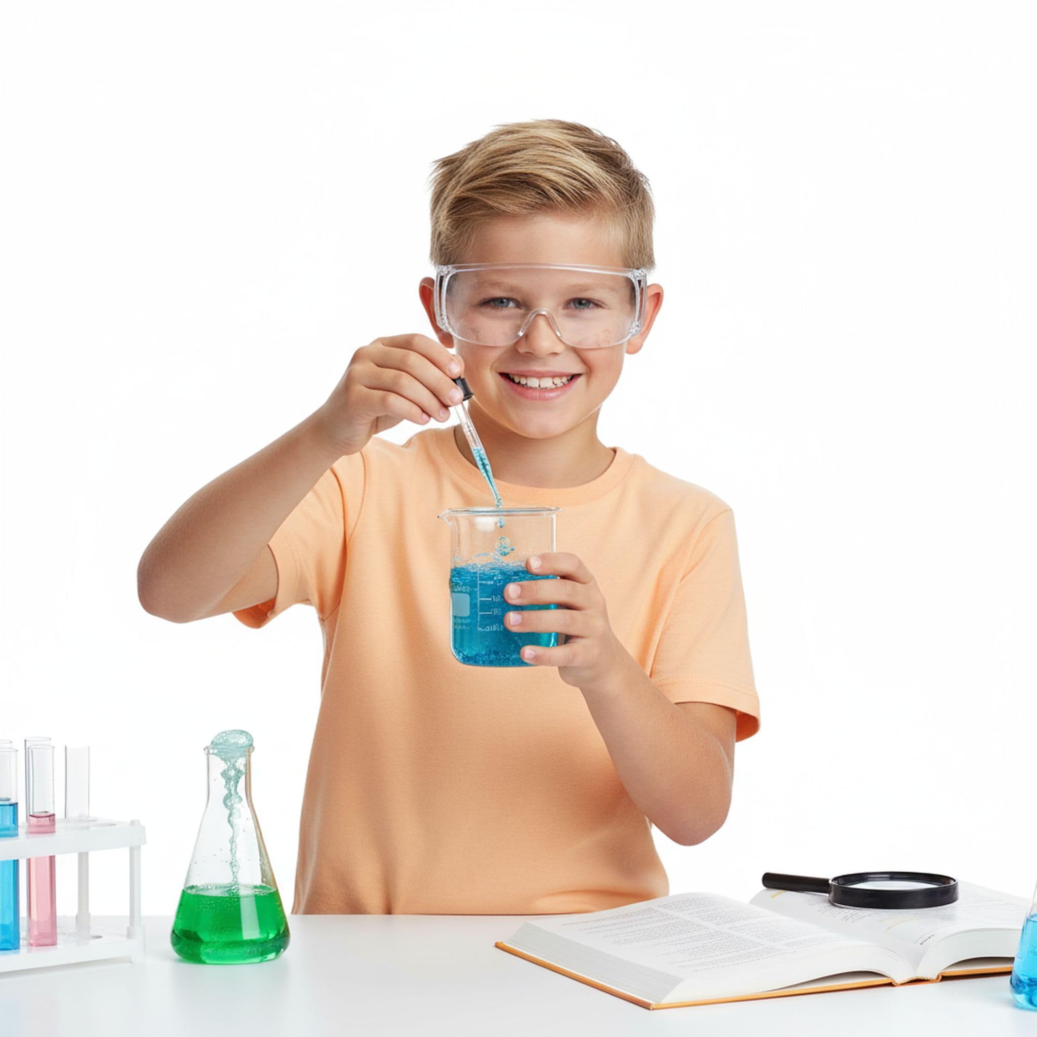 Confezione da 12 occhiali di sicurezza per bambini, antigraffio, resistenti agli urti, occhiali protettivi con lenti