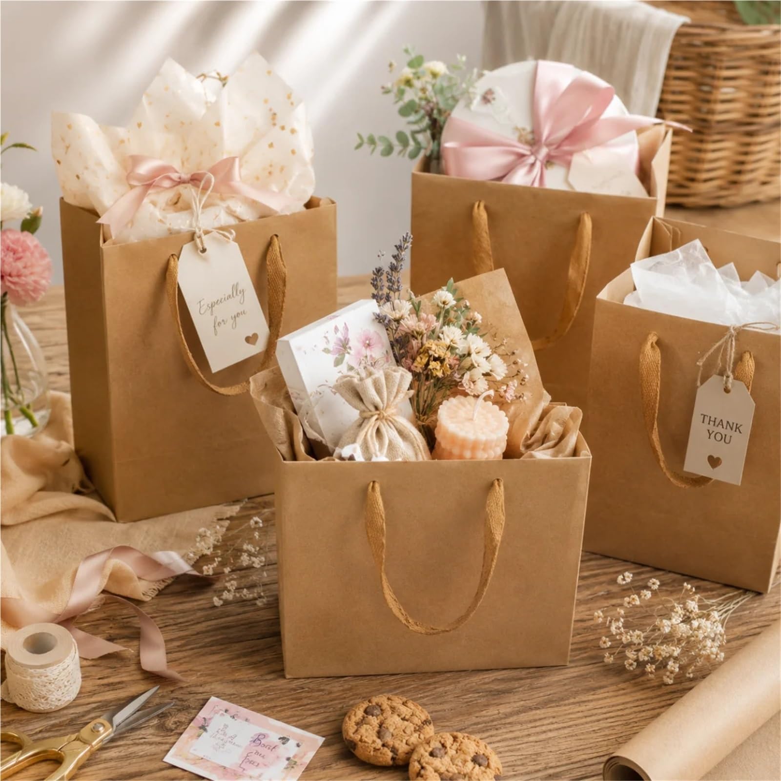 Bolsa Regalo 5/10/20/50 Bolsas De Regalo De Papel. | Regalos de cumpleaños, Halloween, fiestas, aniversarios, bodas, amantes(20pcs)