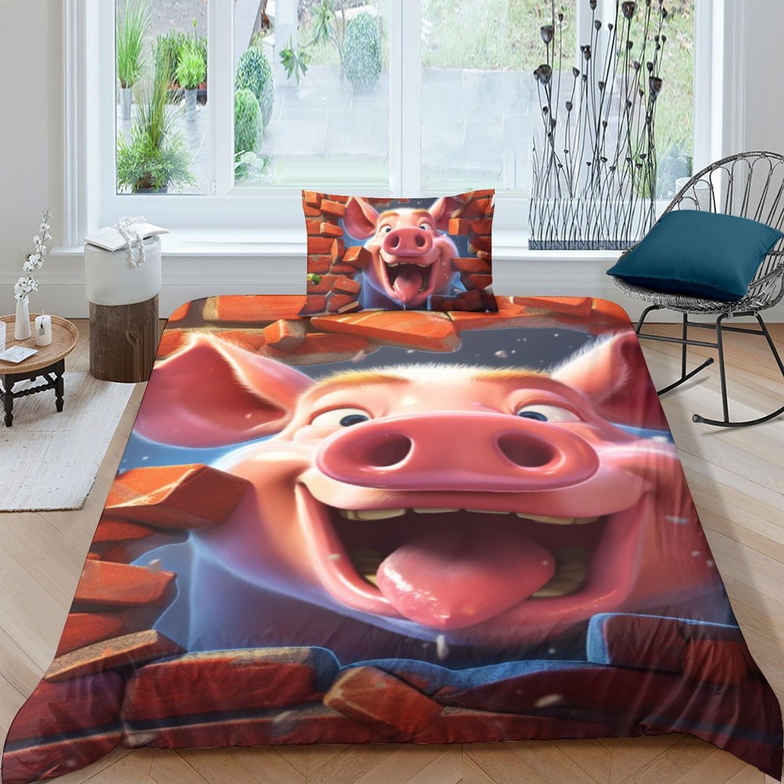 Housse de couette 3D pour raviver une chambre terne avec un ensemble de literie fun