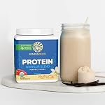 Poudre de protéines végétaliennes organiques à base de plantes BCAA Acides aminés Graines de chanvre Sans soja Sans lait Sans gluten Sans synthétique NON-GMO | Vanille 15 Les services de guerre par Sunwarrior