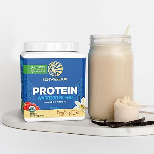 Miniatura 51 de Sunwarrior - Proteína vegana en polvo con BCAA, semillas de cáñamo, libre de gluten, sin OGM, lácteos, soja, azúcar, baja en carbohidratos, sabor