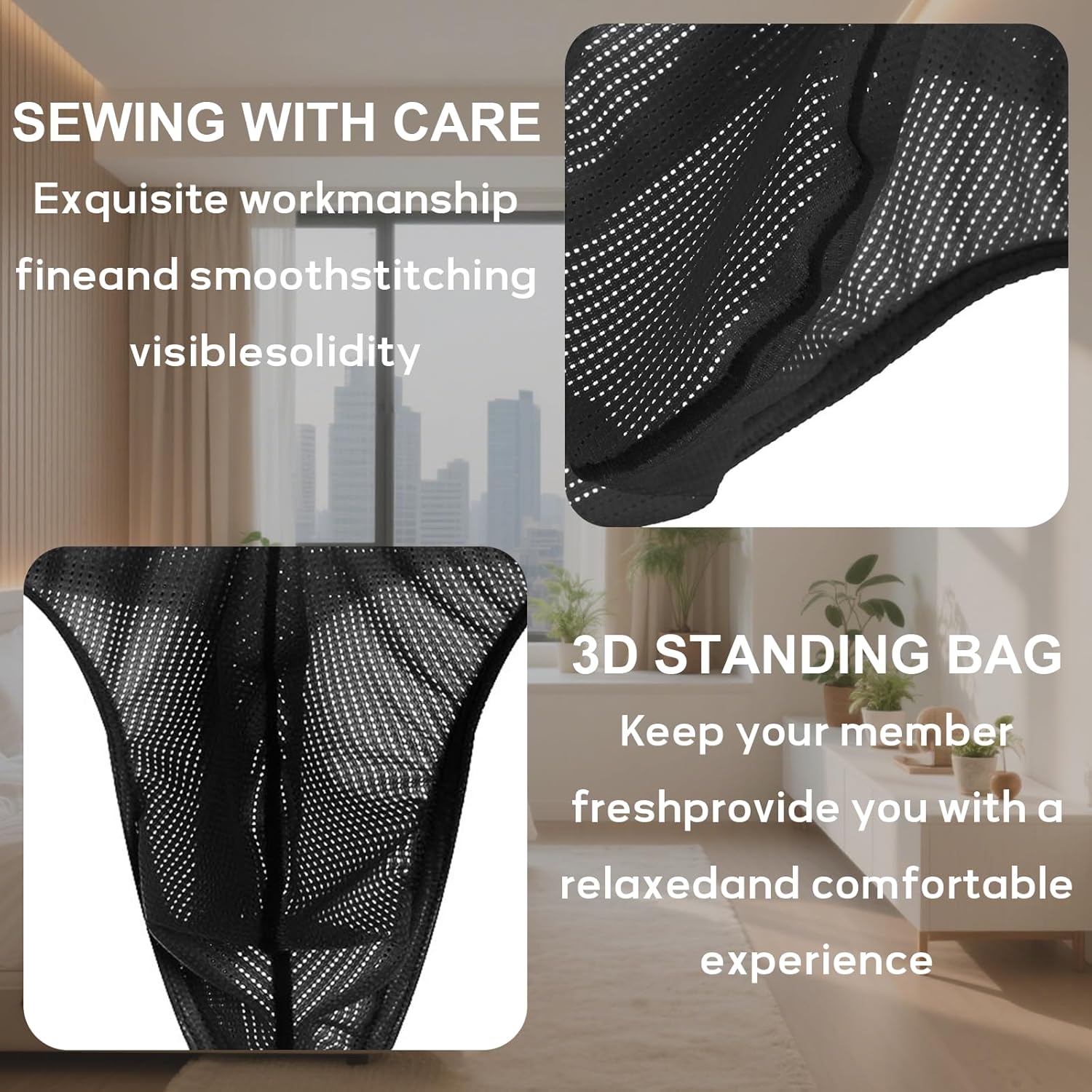 KAREN SPACE Men's thong underwear, Sexy Low Rise G Strings T-Back Under Panties - Image 5