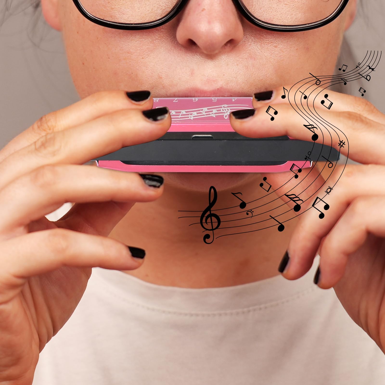 Armonica Armonica A Bocca In Do Maggiore A 10 Fori In Metallo - Foto 7