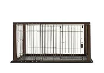 Amazon | リッチェル 木製スライドペットサークル ワイド ダーク