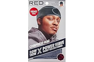 RED Premium Bow Wow X Power Wave Samurai Wrap for Your Hair with Bow