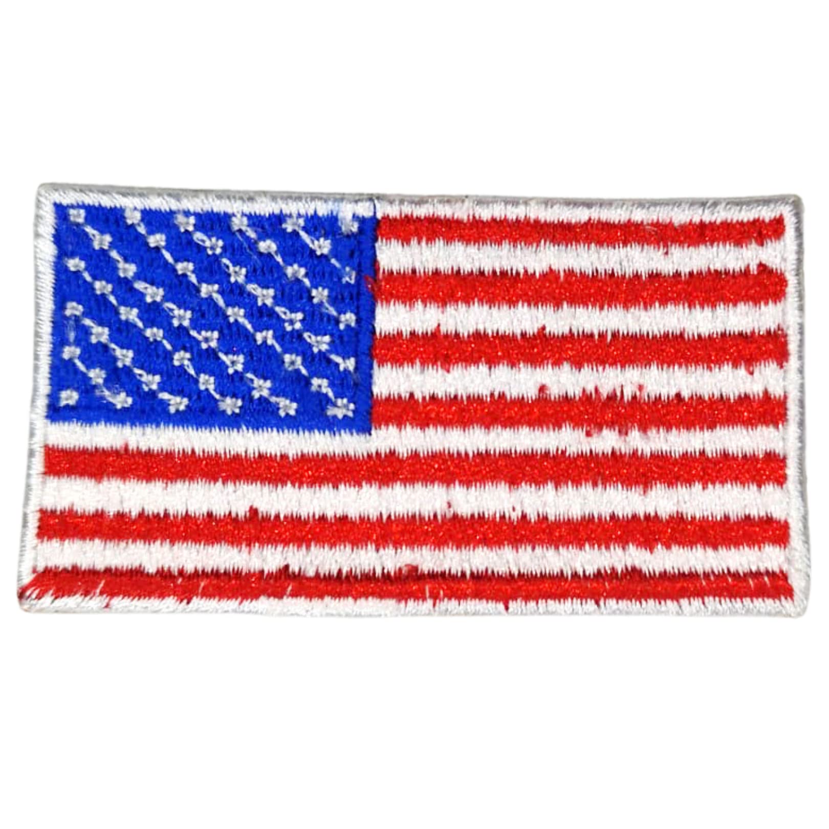 USA America National Country Flag Iron Sew on Embroidered Patch