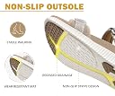 KuaiLu Womens Orthopedic Walking Sandals with Comfortable Arch Support, Beige, 6 gallery image