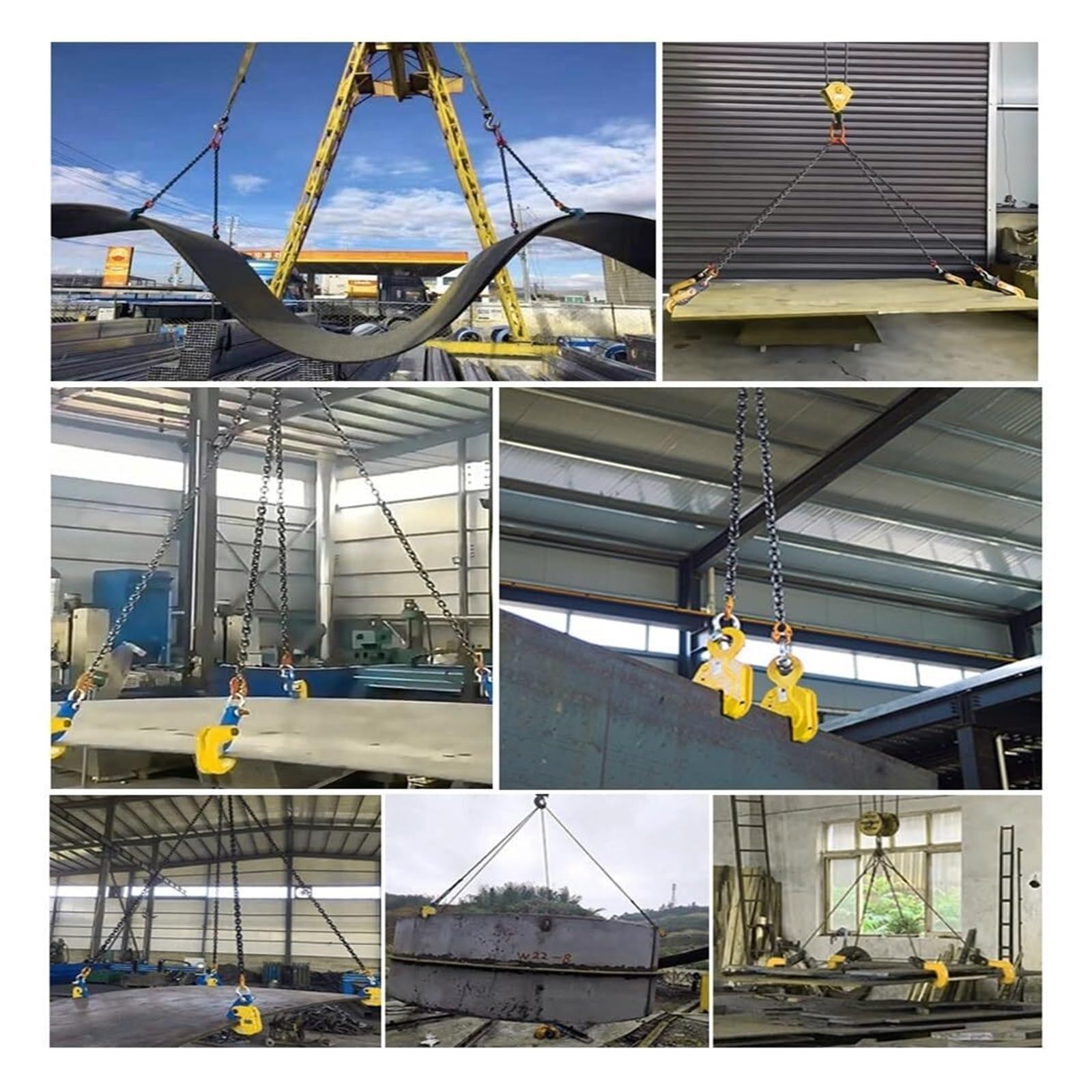 Vertikale Plattenhebeklemme for industrielle Schwerlastanwendungen Hebeklemme