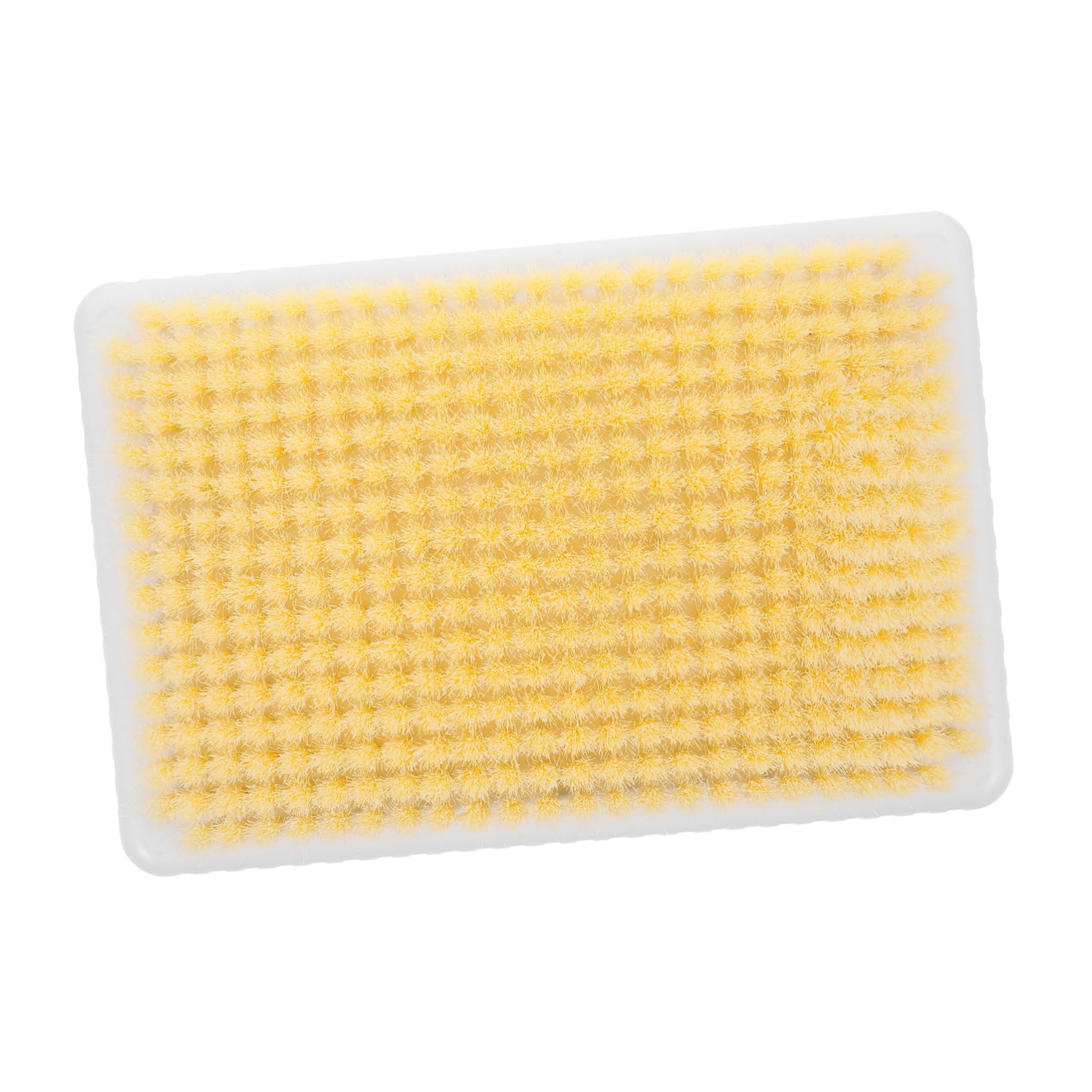 PACKOVE Almohadilla de Masaje Ahorra y Energía para Baño Diseño Multifuncional para Exfoliar Pies y Espalda Material Plástico Beige Ducha