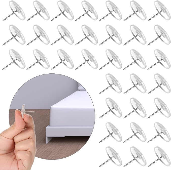 50 Pcs Bed Skirt Pins Bedskirt Pins Bed Skirt Pins or