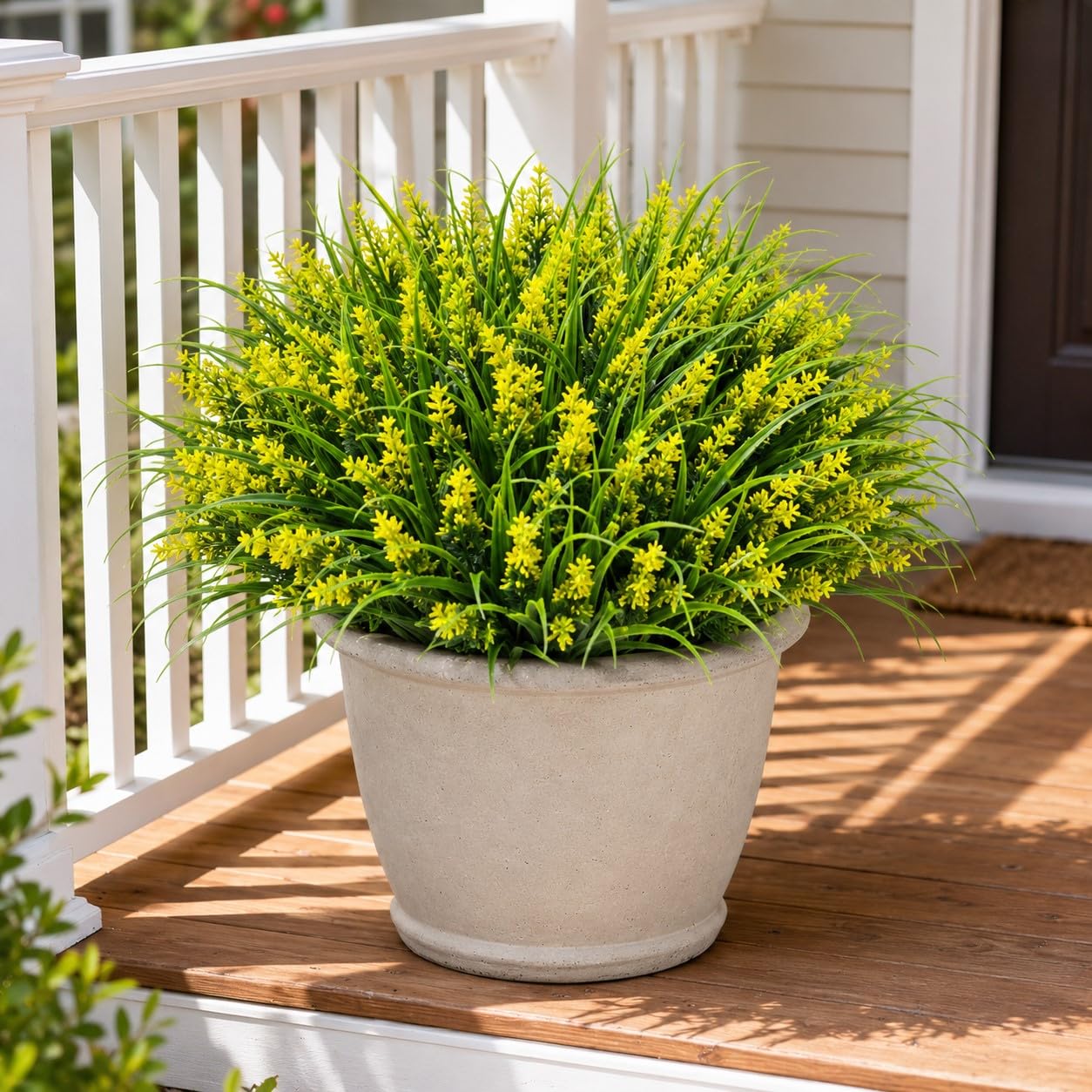 Aisamco 12 Bundles Monkey Grass Outdoor UV Resistant