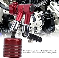 Vista 4 de Marhynchus Base magnética ajustable, soporte indicador de dial de 110.2 lbs, mini soporte de palanca magnética fuerte universal para herramienta