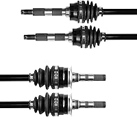Vista 6 de Caltric Ejes de junta Cv completos delanteros izquierdo y derecho compatibles con Kawasaki Mule 4010 Kaf950F Kaf950G 4X4 Diesel 2009-2013