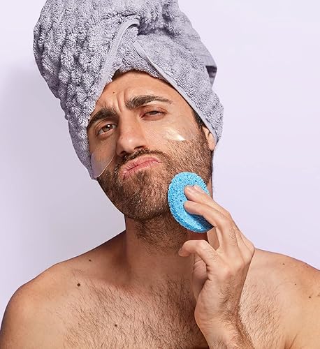 Miniatura 6 de 50 esponjas faciales comprimidas para limpieza diaria y exfoliación suave, esponja de celulosa 100% natural, perfecta para eliminar la piel muerta,