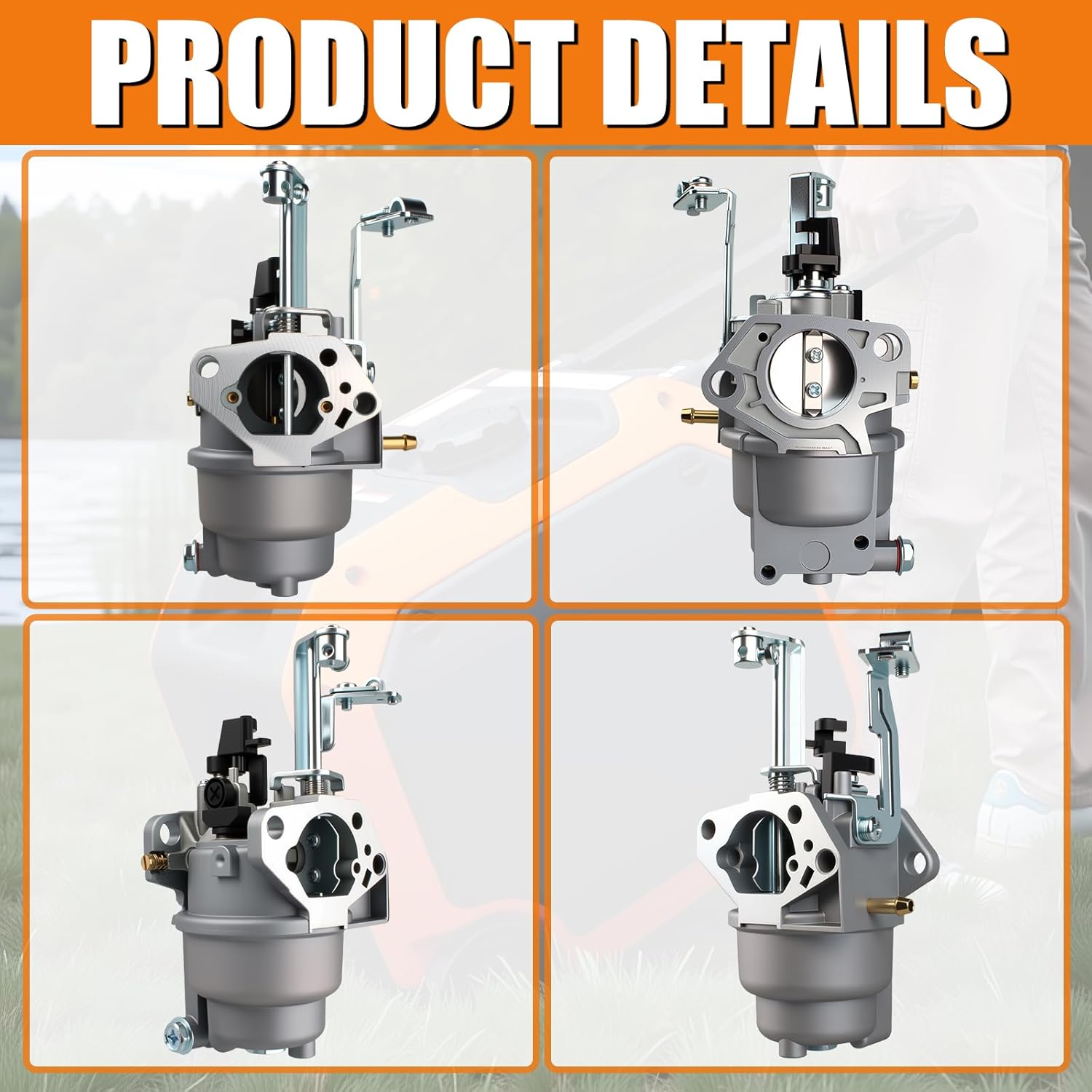 511-7279 Carburetor Compatible with CAT Caterpillar RP5500 5500/6875W Portable Generator – Part# 511-7279 & 16100-Z0J0310-01