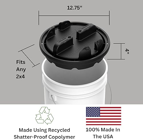 Miniatura 3 de Bucket Builder - Construye un banco portátil, caballete, banco de trabajo o soportes PowerTool con cubos de 5 galones (paquete de 4)