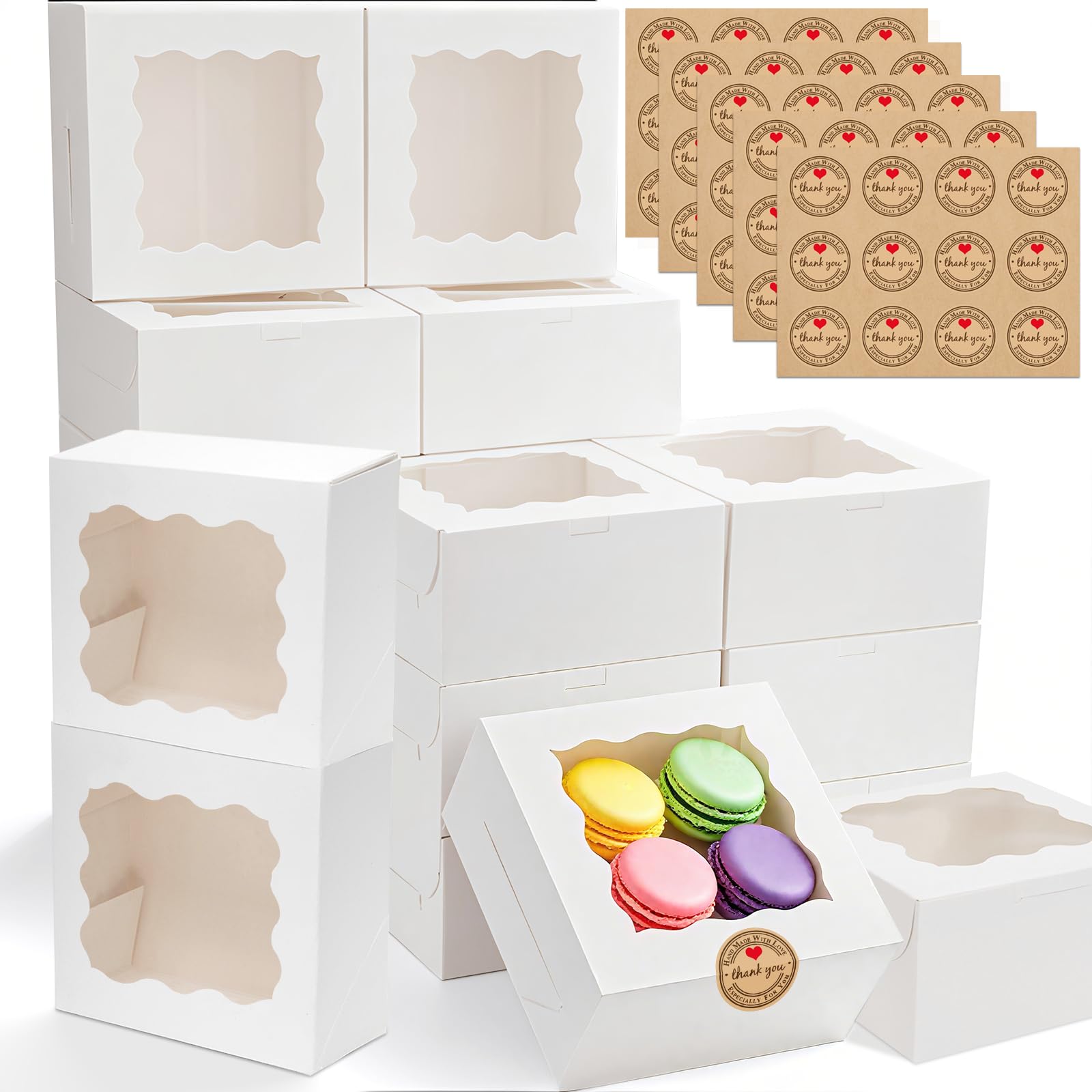 Boîtes à biscuits cadeaux pour offrir des chocolats et friandises maison