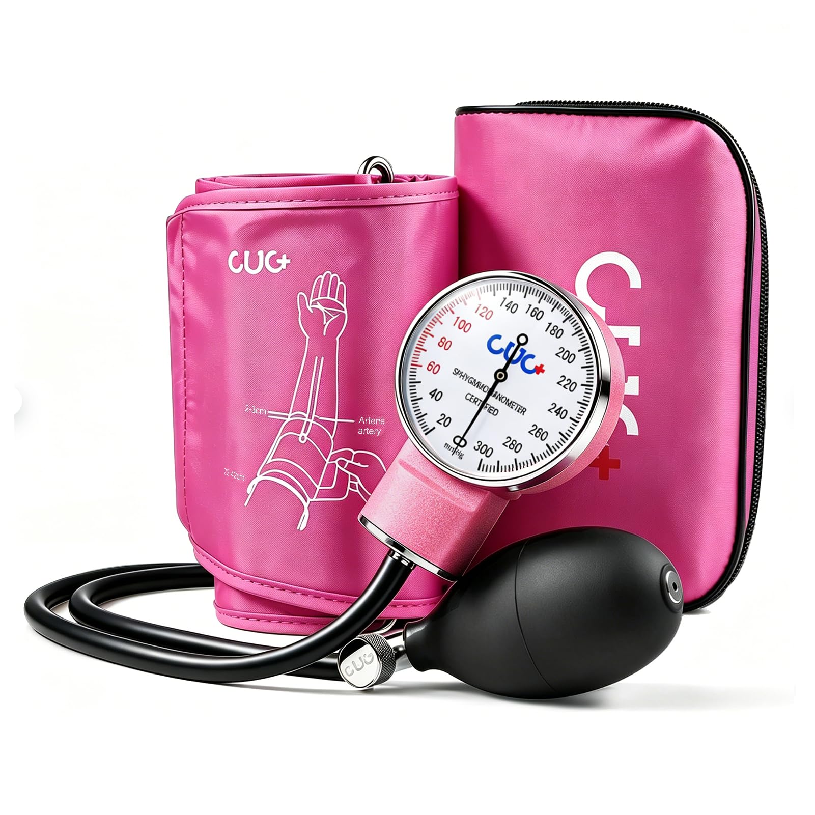 CUG Manual Blood Pressure Cuff, Aneroid Sphygmomanometer