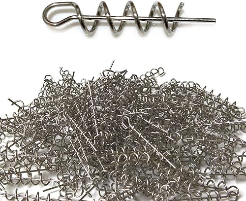 Aoyoho Señuelo suave de 0.591in1.024in1.299in1.654in con cierre de resorte para pesca al aire libre con manivela de cebo suave