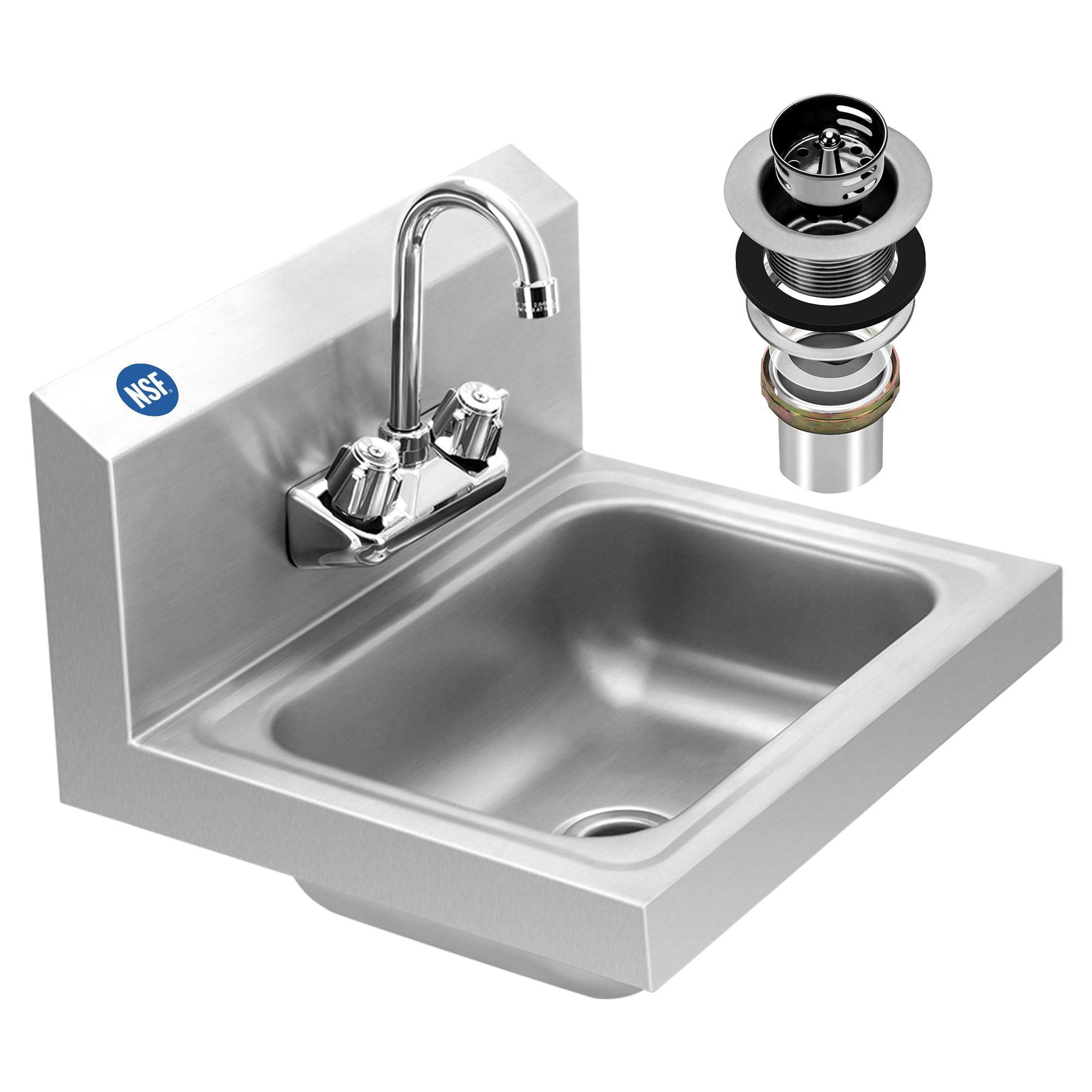 Amazon.com: BIEAMA Stainless Steel Hand Sink NSF 17”x 15
