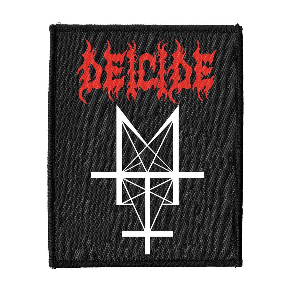 Plastichead Deicide Trifixion Band Logo Sew On Patch