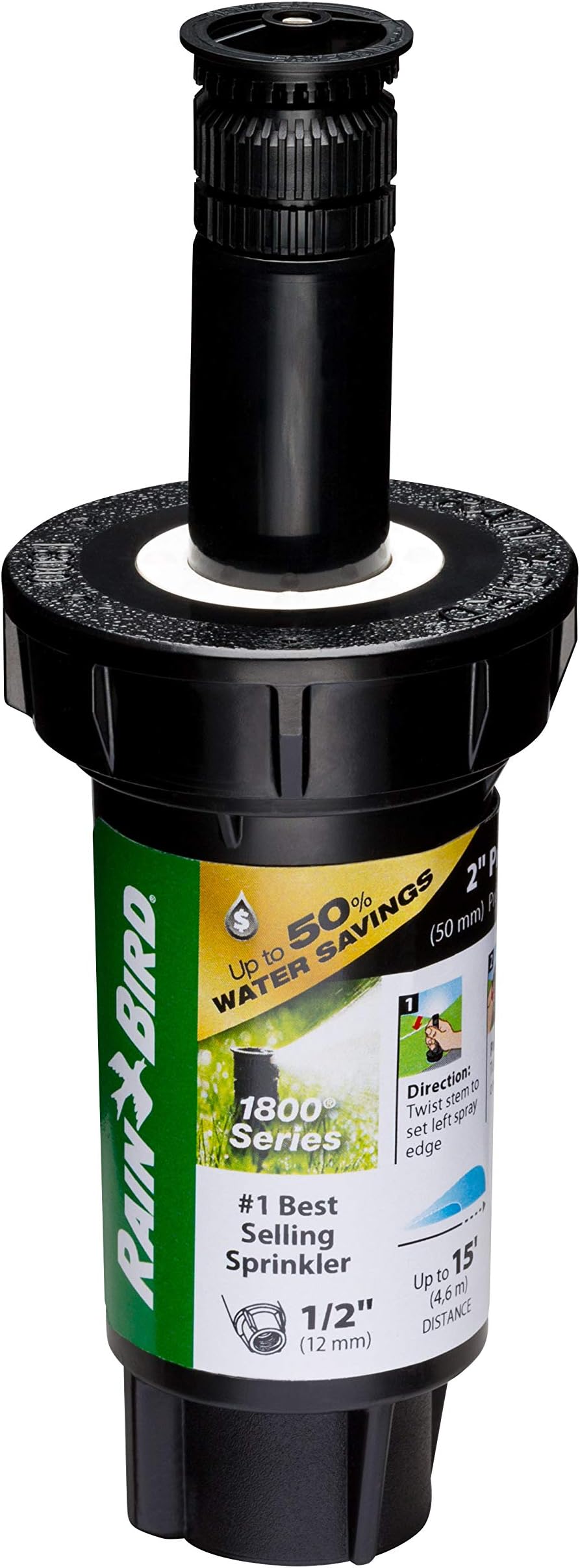 Rain Bird 2.5 In. Half Circle Pop-Up Head Sprinkler - Foto 7