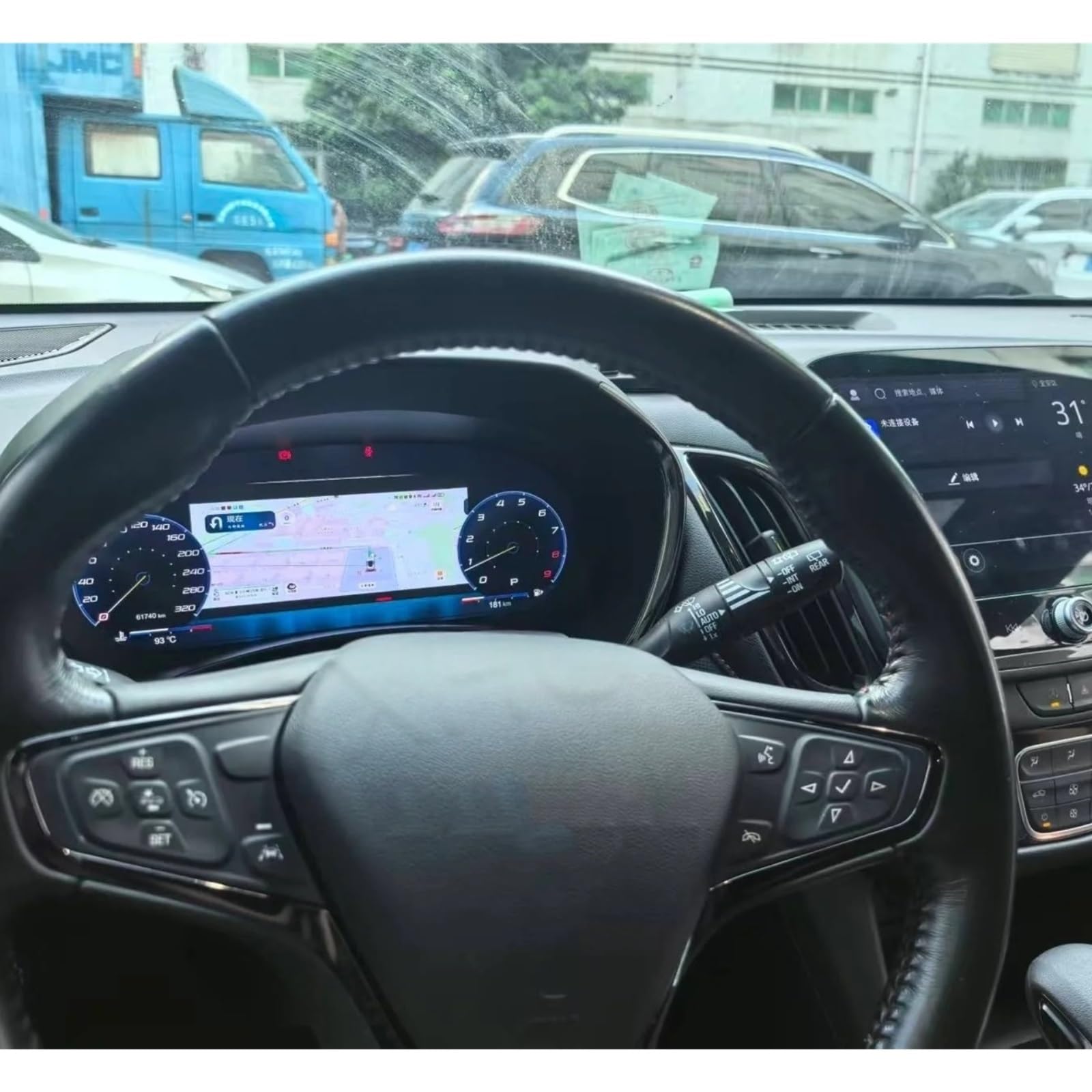 Instrumento de grupo digital for automóvil compatible con Chevrolet Equinox 2017-2023 Tablero de medidor de velocidad LCD(Head Up Display)