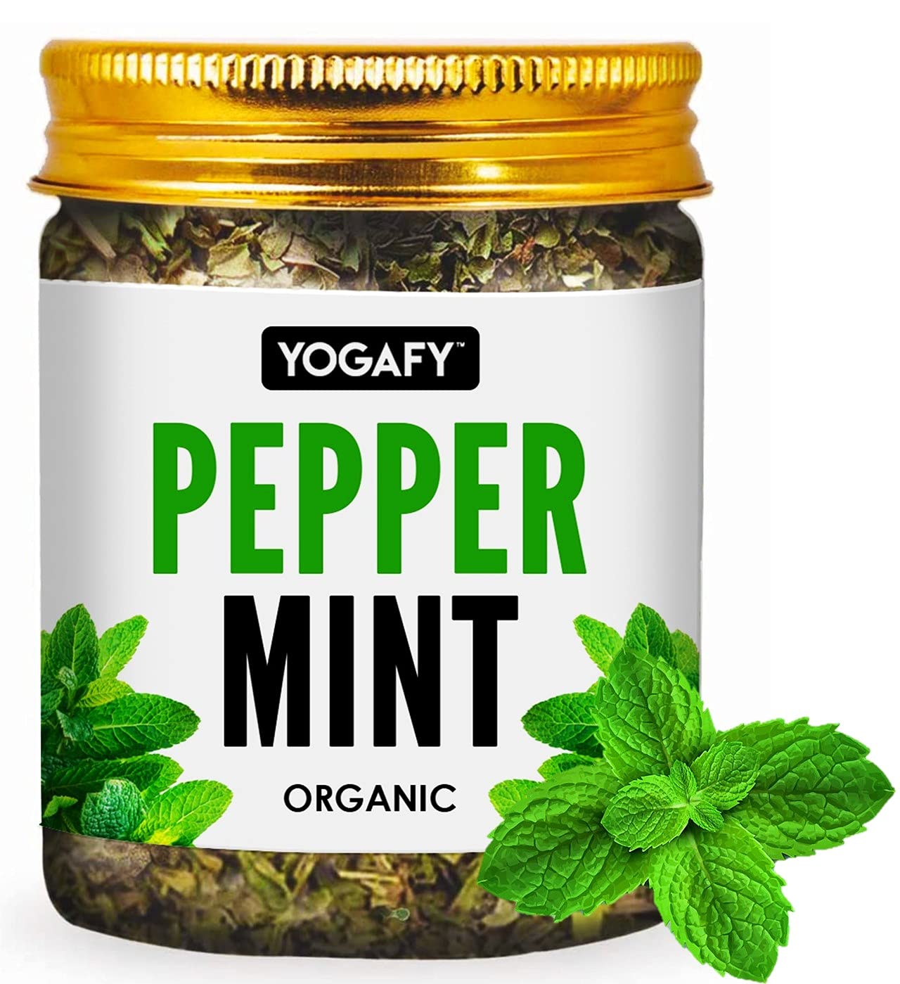 YOGAFY - Peppermint Herbal Tea I Caffeine free Tea for Digestion and Bad Breath |100 grams - 100 Cups | 50 grams Pack of 2 (B088FVV661) Amazon Price History, Amazon Price Tracker