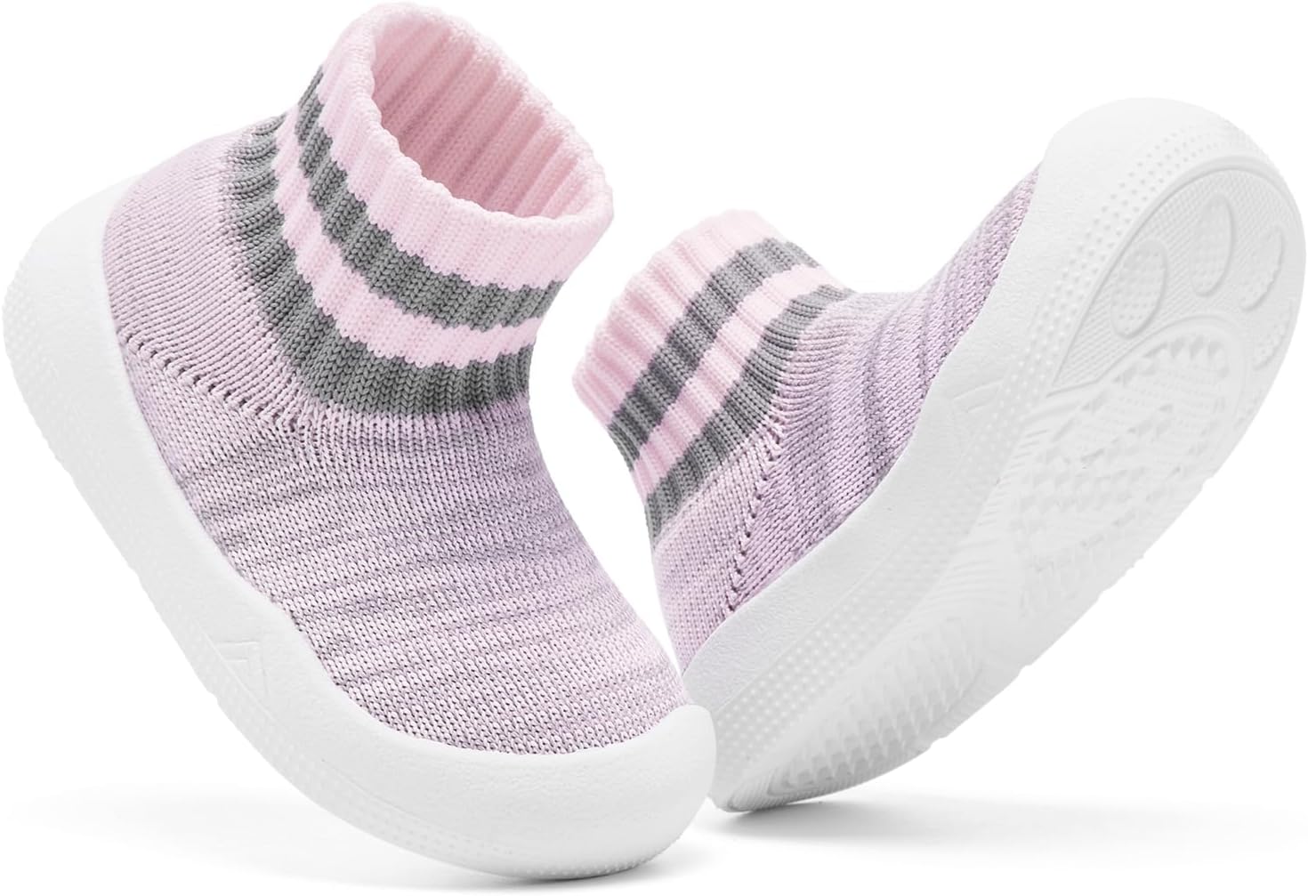 Engtoy Baby Shoes Boys Girls Sock Shoes Slippers Baby Walking Shoes Baby Slip On Sneakers Infant Non-Slip Breathable Slippers with Soft Rubber Sole - Image 3