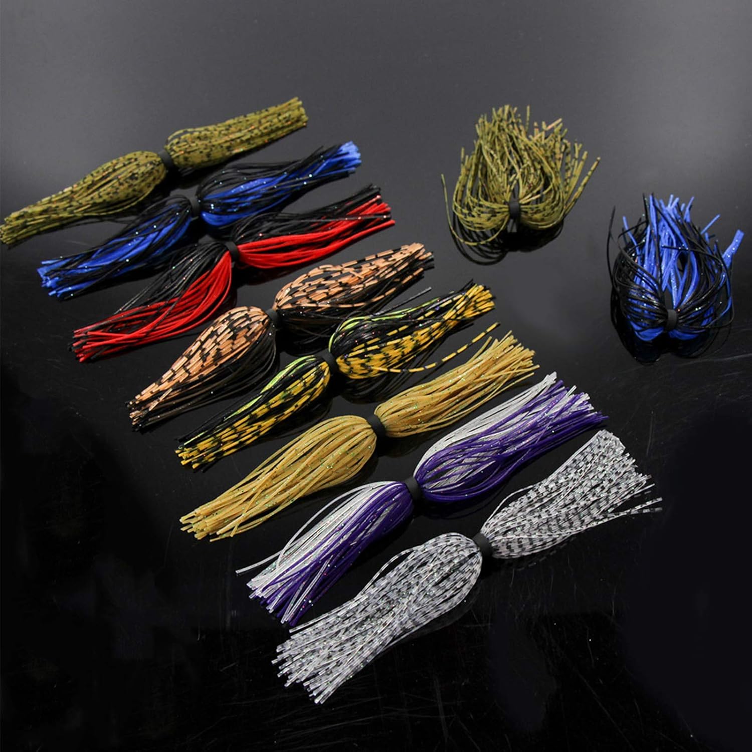 Croch Bass Jigs Set,Fishing Jigs and Jigs Skirts (20pcs) : Sports & Outdoors