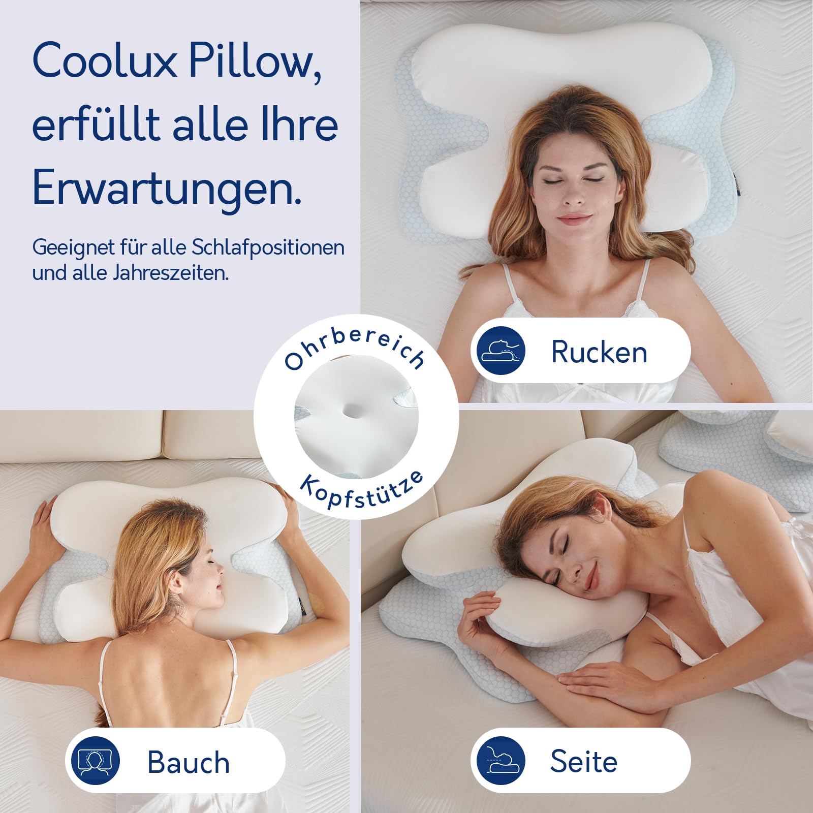 Klappmatratze 90x200 Gästebett mit Nackenkissen Set