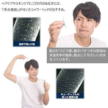 Amazon｜サモドラ シャワーヘッド 節水 高水圧 塩素除去 活性炭