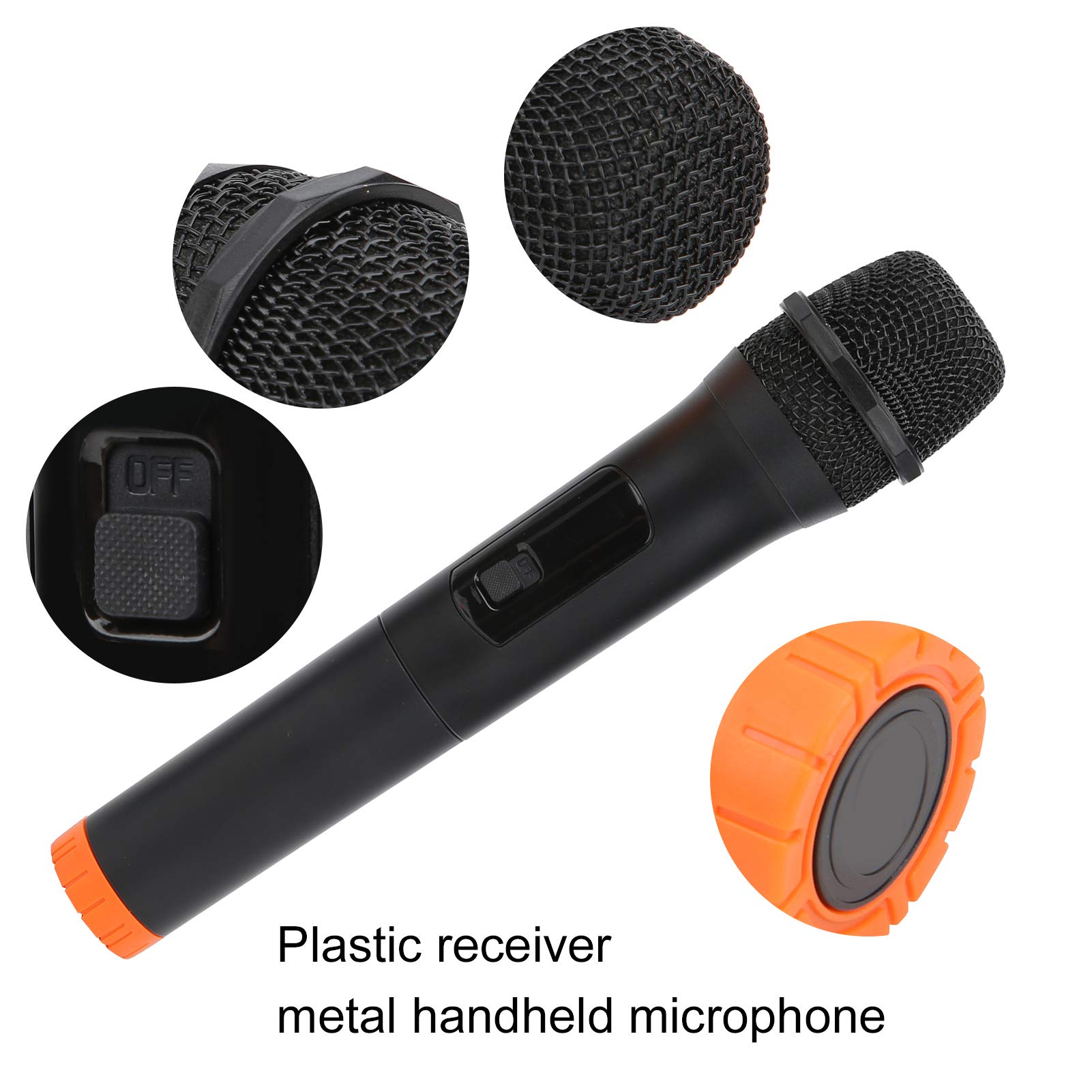 Micrófono inalámbrico Equipo de Video de Audio en casa de Karaoke Profesional de Rendimiento de Escenario de Mano