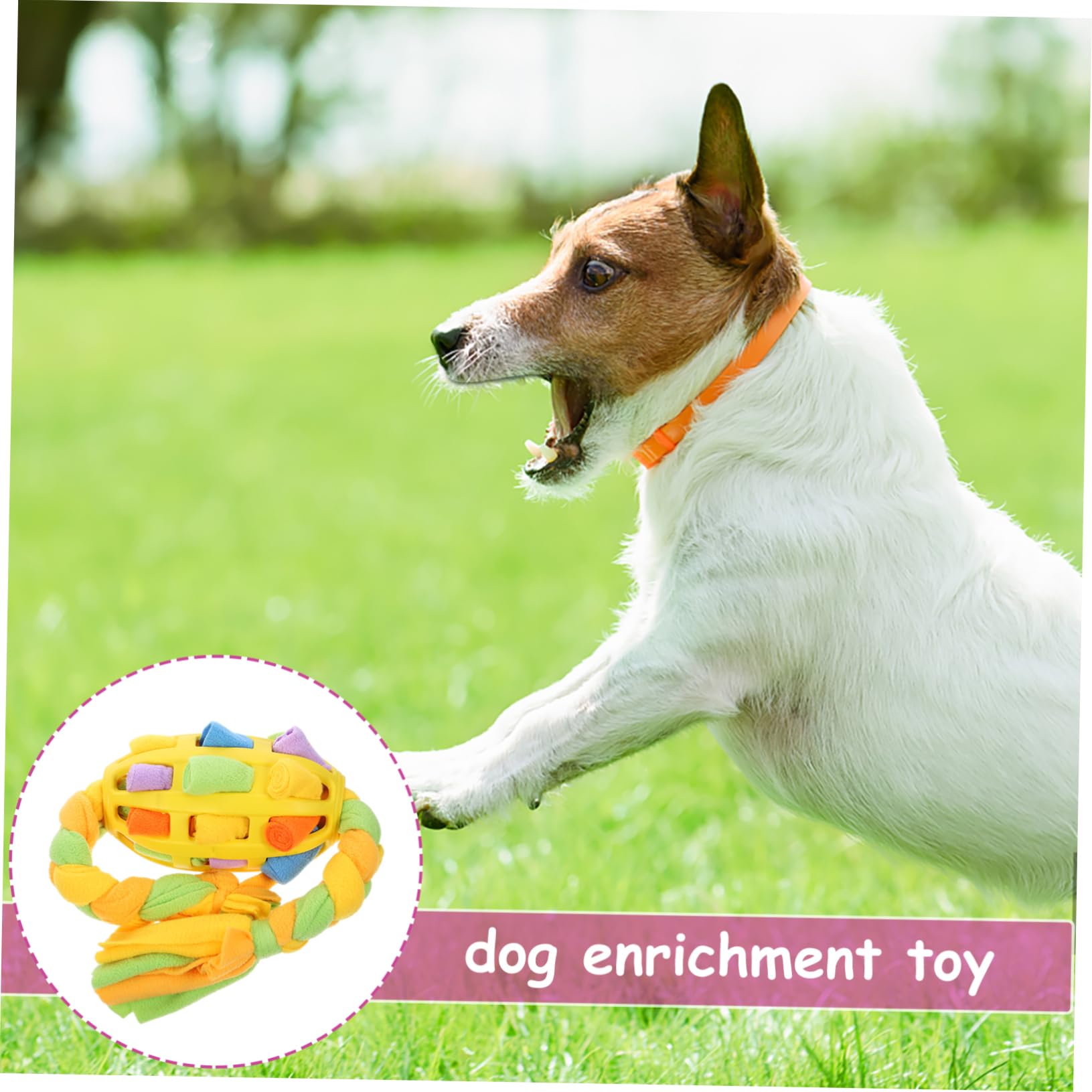 SUPVOX 4pièces Jouet Enrichissement pour Chien Ballon à Renifler Interactif avec Distributeur De Friandises pour Petits Moyens Et Chiens Stimule Instinct De Chasse Et Améliore La