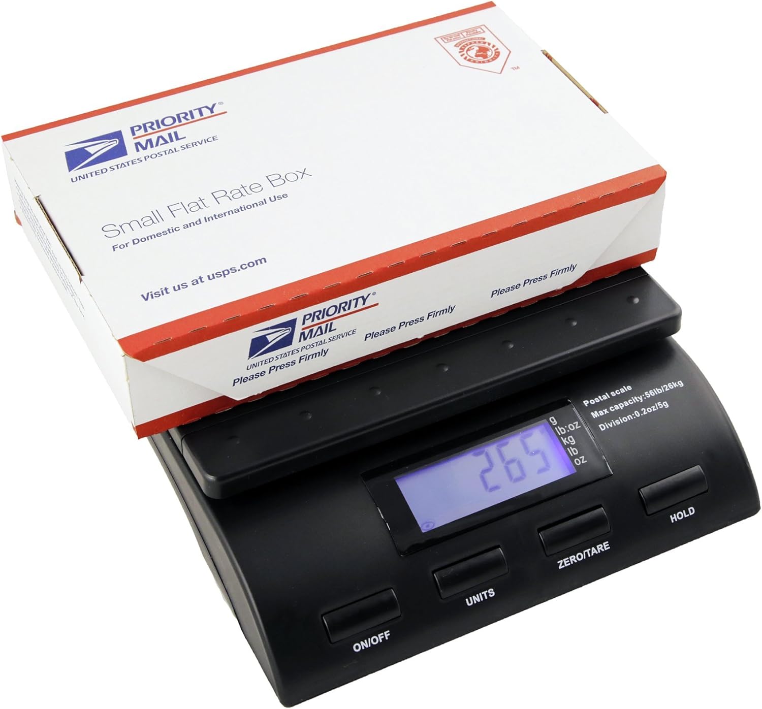 LW Measurements, LLC Economical Postal Scales (SC36), Black, Small : Office Products
