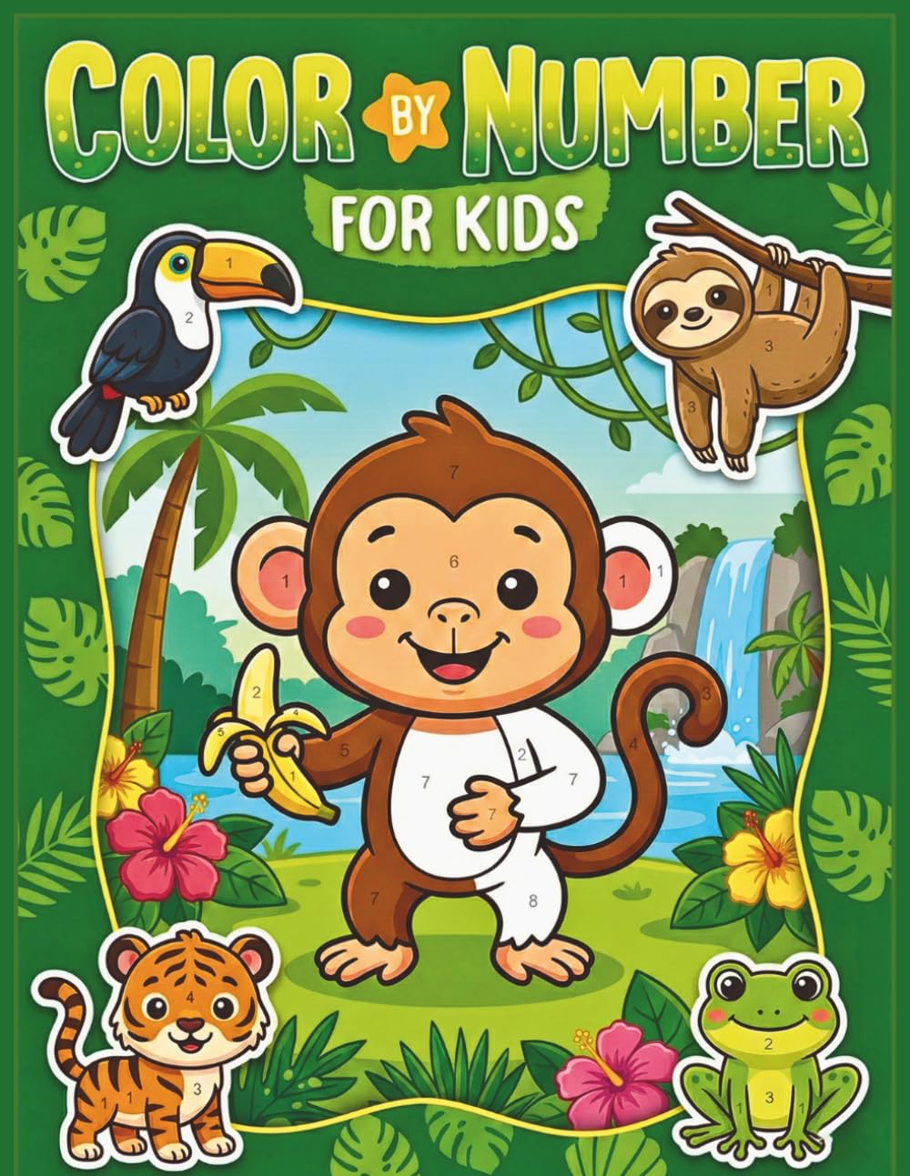Color By Number for Kids: Large Print Coloring Book with Animals, Gardens, Nature Patterns, and More Scenes - A Whimsical Color by Number Quest to Ignite Imagination and Artistic Joy