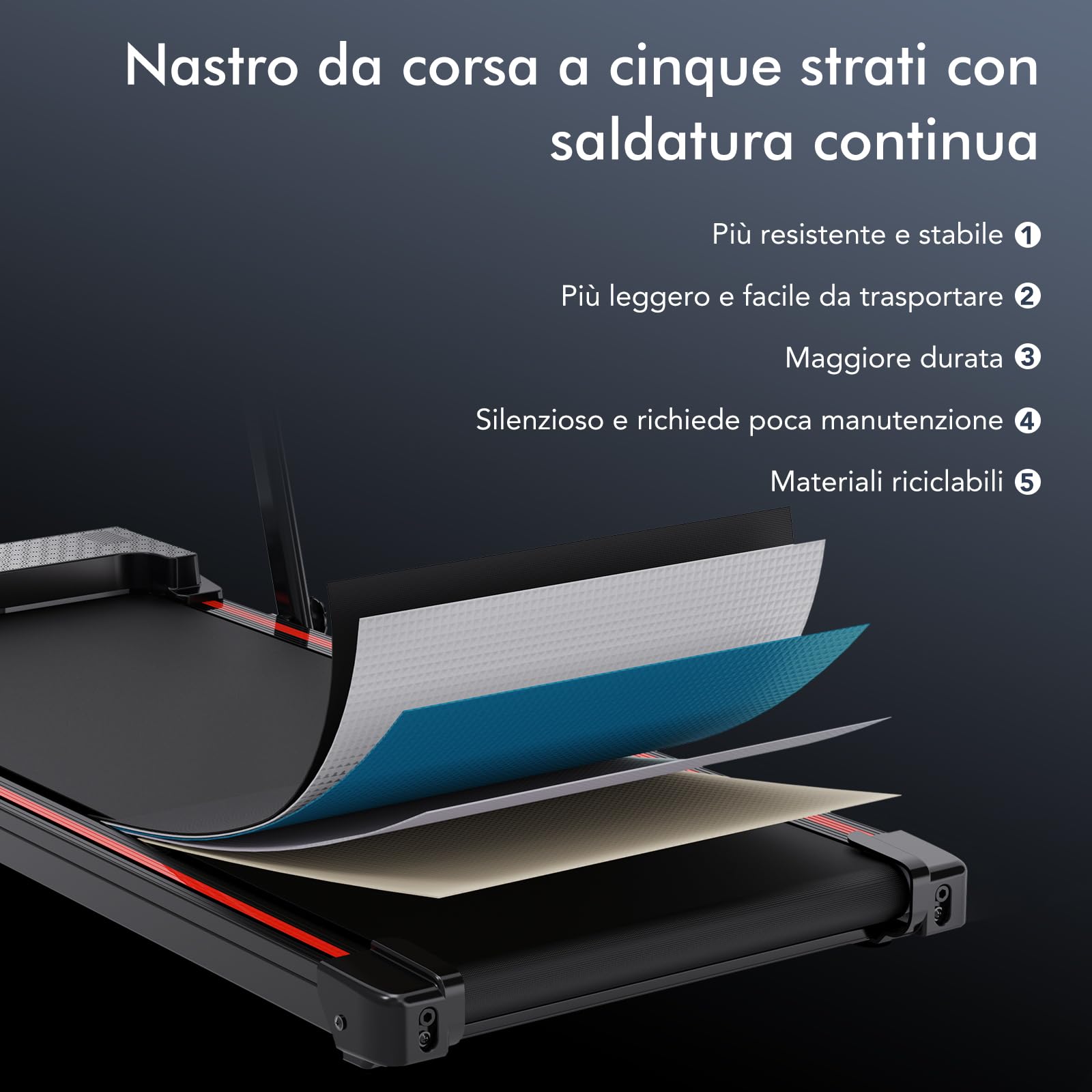 Tapis Roulant Pieghevole, 1400W Tapis Roulant Elettrico con Inclinazione 3 Livelli, Telecomando, Maniglie e Display LED, Schermo LCD, Tappeto per Corsa Compatto per Casa e Ufficio